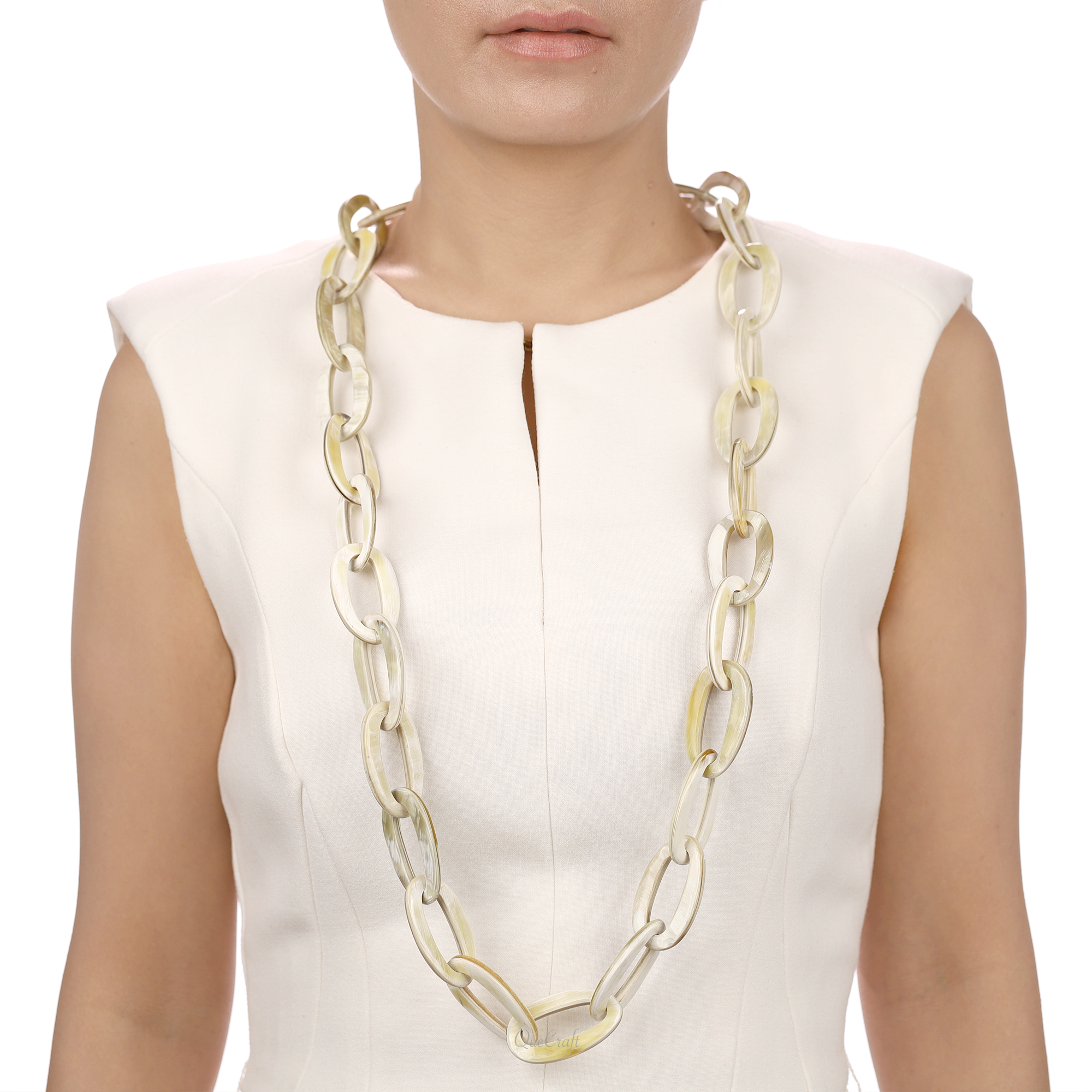 Horn Chain Necklace #13512 - HORN JEWELRY