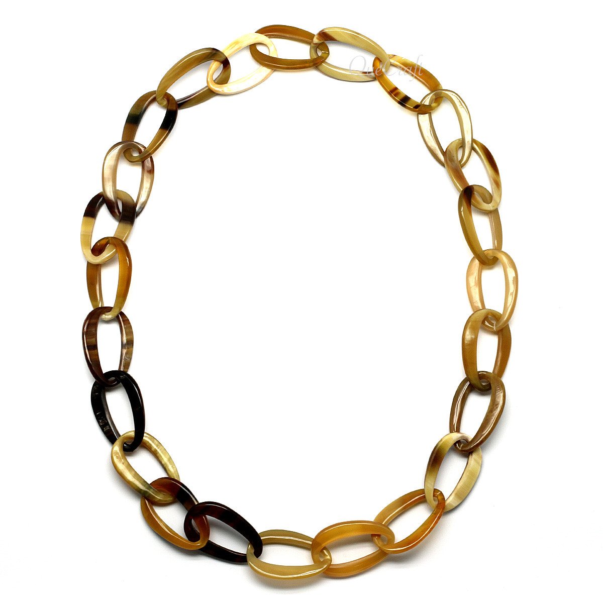 Horn Chain Necklace #9681 - HORN JEWELRY