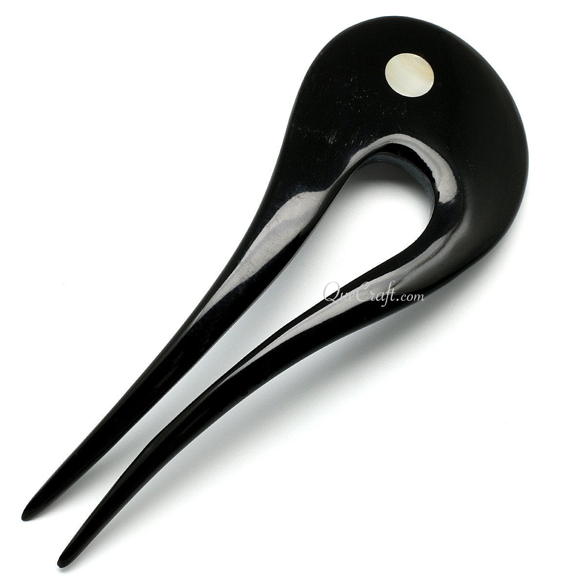 Horn & Shell Hair Pin #10589 - HORN JEWELRY