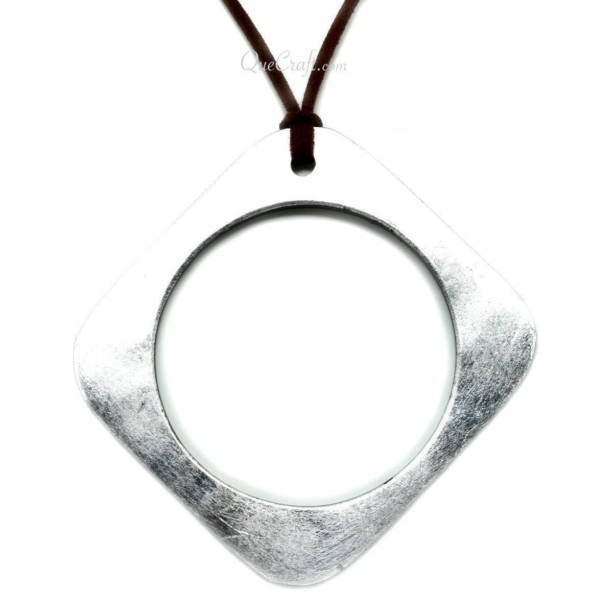 Horn & Lacquer Pendant #10878 - HORN JEWELRY