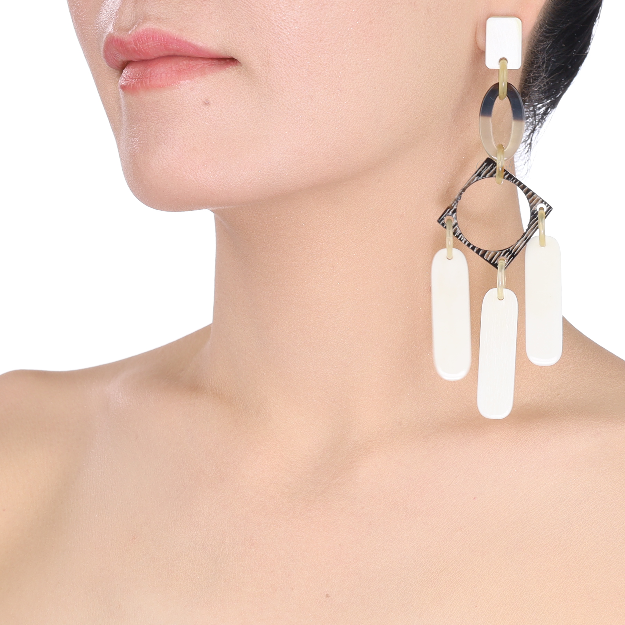 Horn Earrings #13742 - HORN JEWELRY
