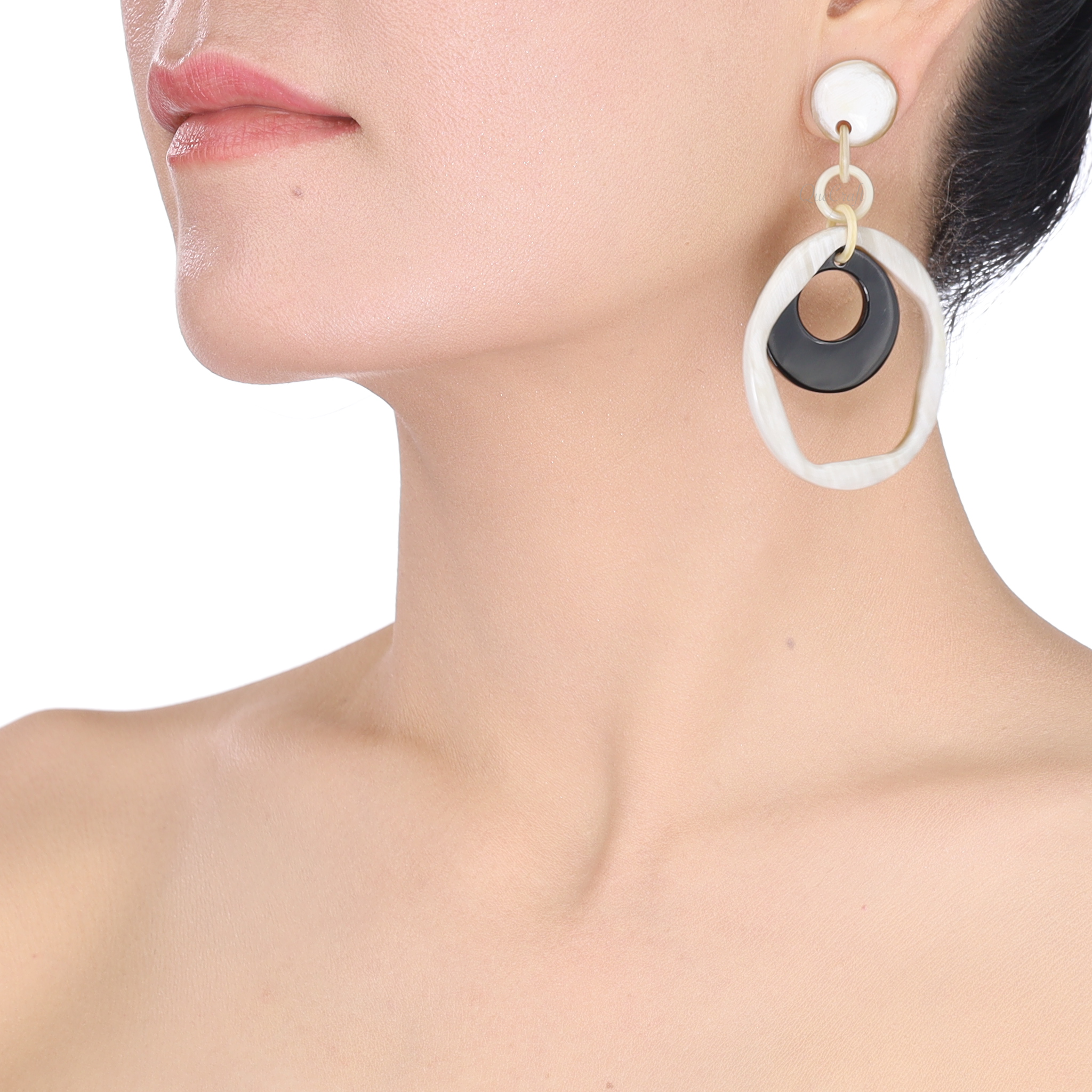 Horn Earrings #13770 - HORN JEWELRY