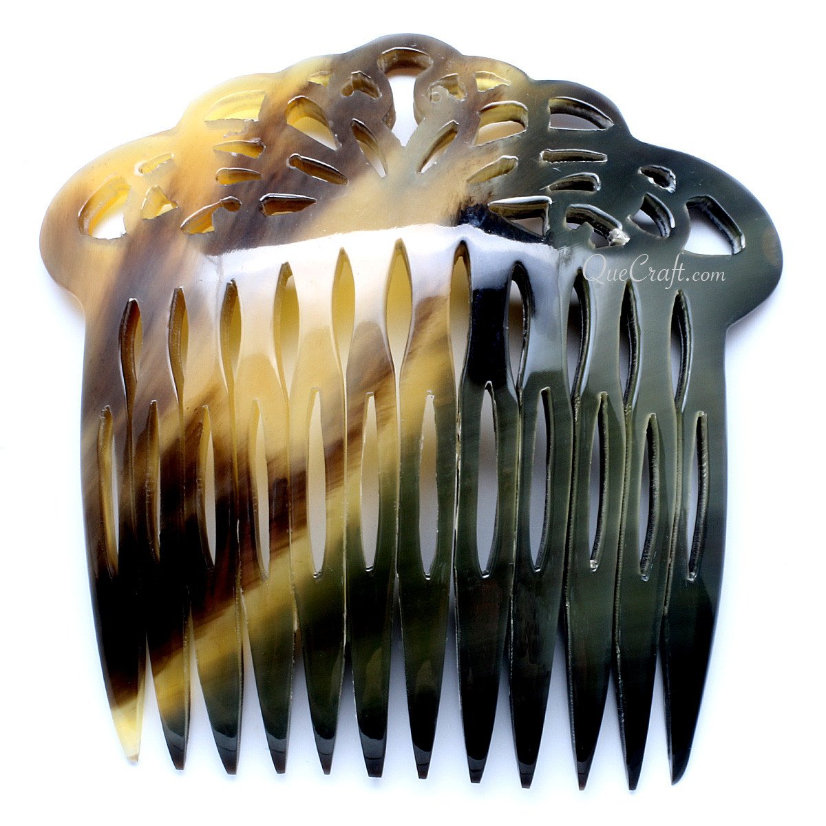 Horn Hair Comb #10665 - HORN JEWELRY