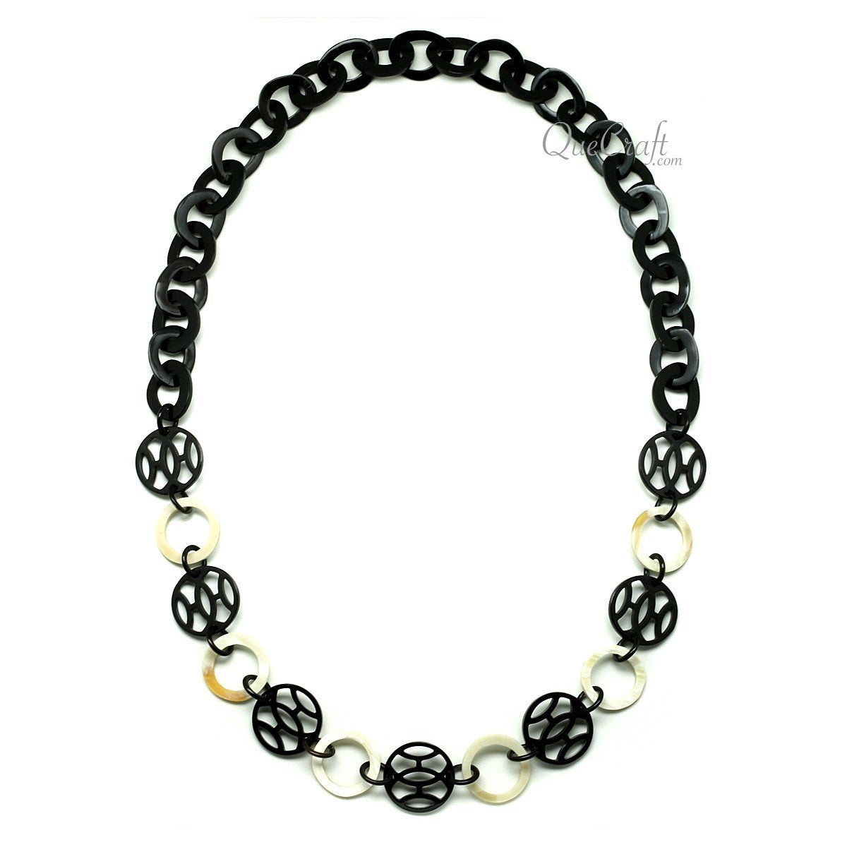 Horn Chain Necklace #12137 - HORN JEWELRY