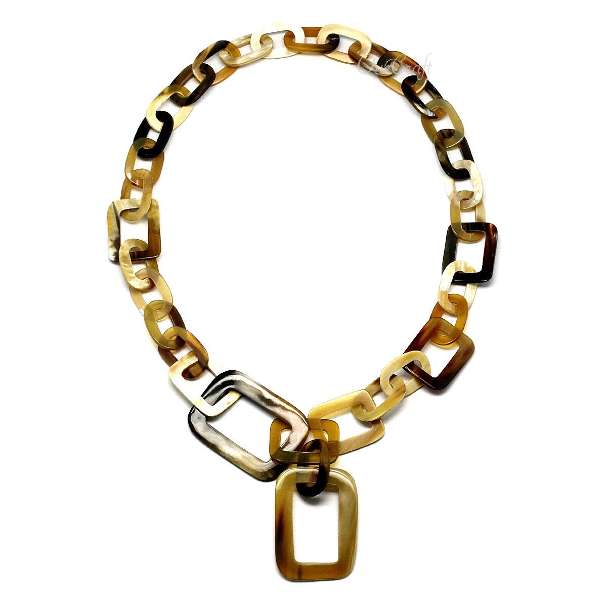 Horn Chain Necklace #9661 - HORN JEWELRY