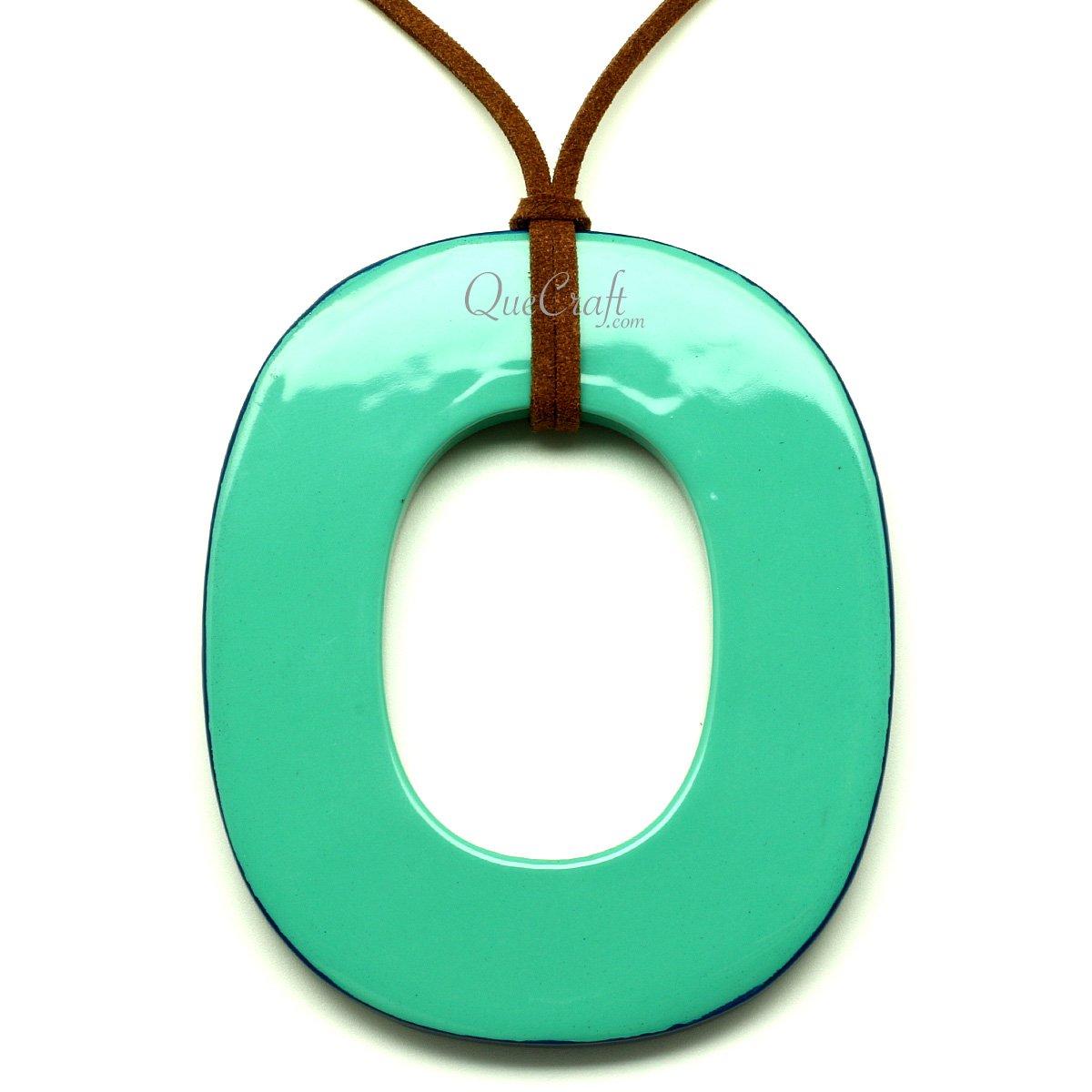 Horn & Lacquer Pendant #13218 - HORN JEWELRY