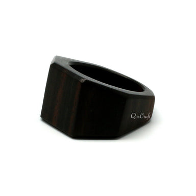Ebony Ring #10194 - HORN JEWELRY