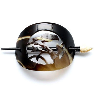 Horn Hair Barrette #10914 - HORN JEWELRY
