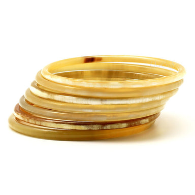 Horn Bangle Bracelets #9218 - HORN JEWELRY