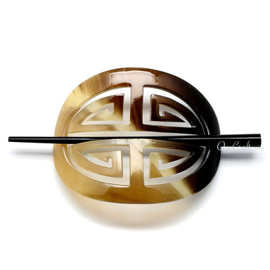 Horn Hair Barrette #10911 - HORN JEWELRY