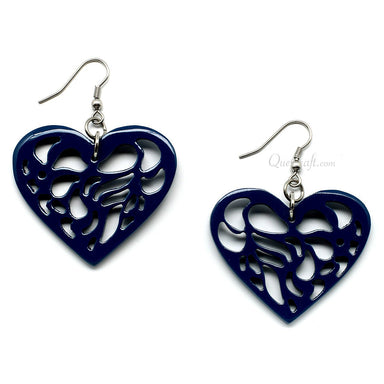 Horn & Lacquer Earrings #4969 - HORN JEWELRY