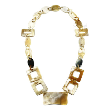 Horn Chain Necklace #4377 - HORN JEWELRY