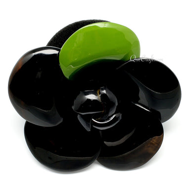 Horn & Lacquer Ponytail Holder #10468 - HORN JEWELRY