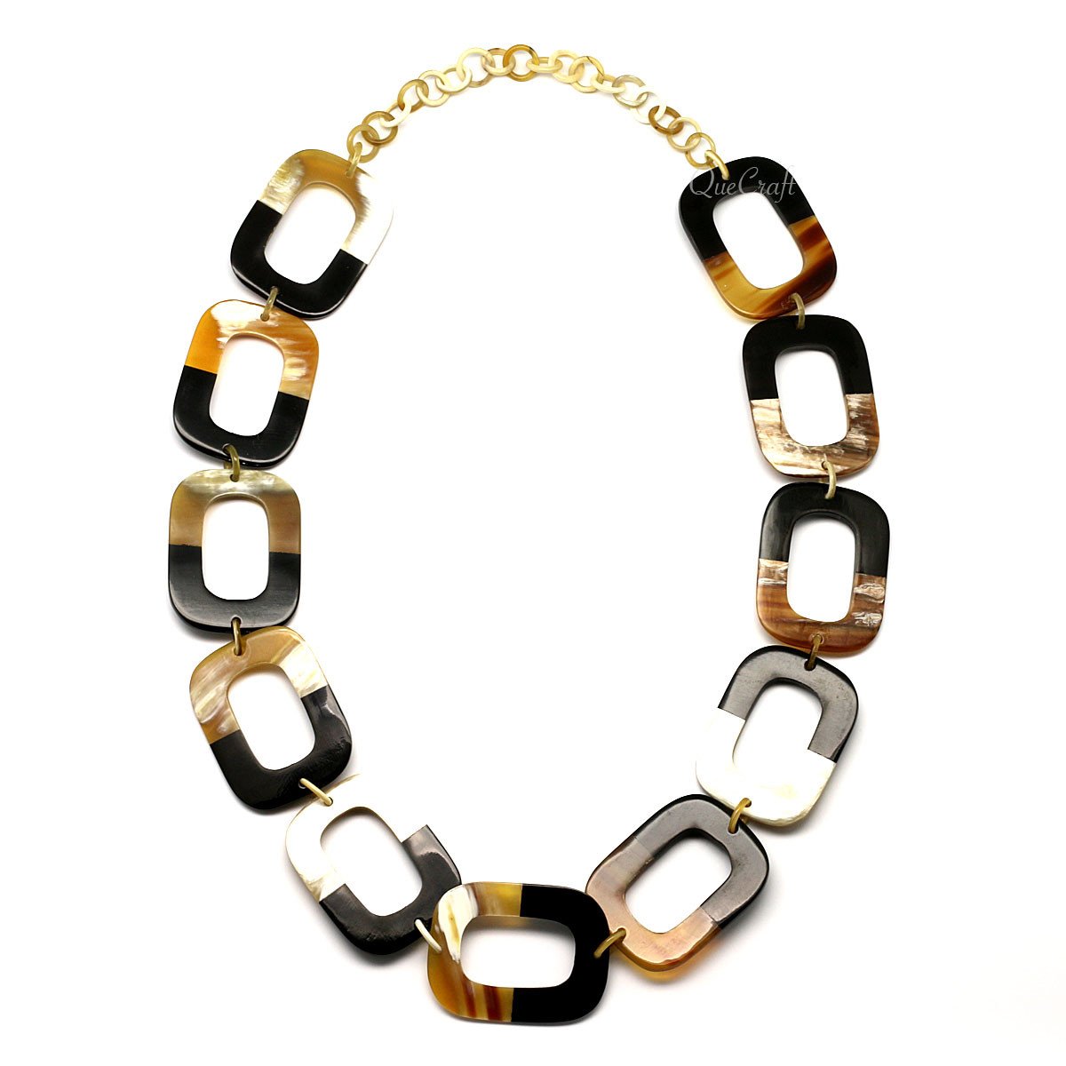 Horn Chain Necklace #5191 - HORN JEWELRY