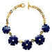 Horn, Lacquer & Pearl Chain Necklace #4329 - HORN JEWELRY