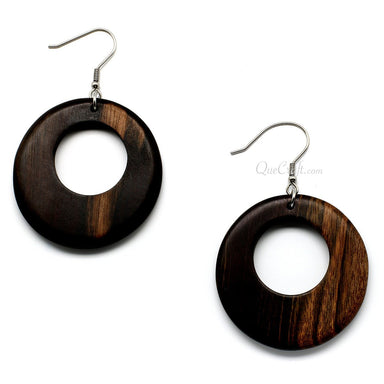 Ebony Earrings #10291 - HORN JEWELRY