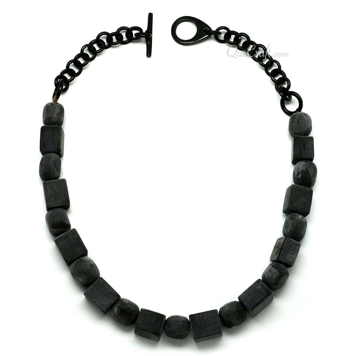 Horn Beaded Necklace #11572 - HORN JEWELRY