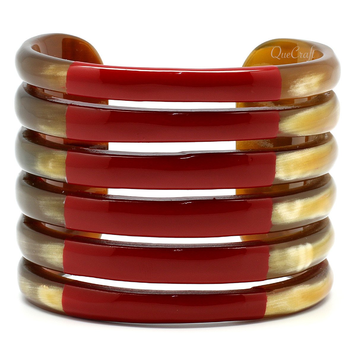 Horn & Lacquer Cuff Bracelet #10450 - HORN JEWELRY