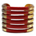 Horn & Lacquer Cuff Bracelet #10450 - HORN JEWELRY
