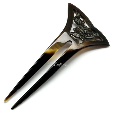 Horn Hair Pin #10760 - HORN JEWELRY