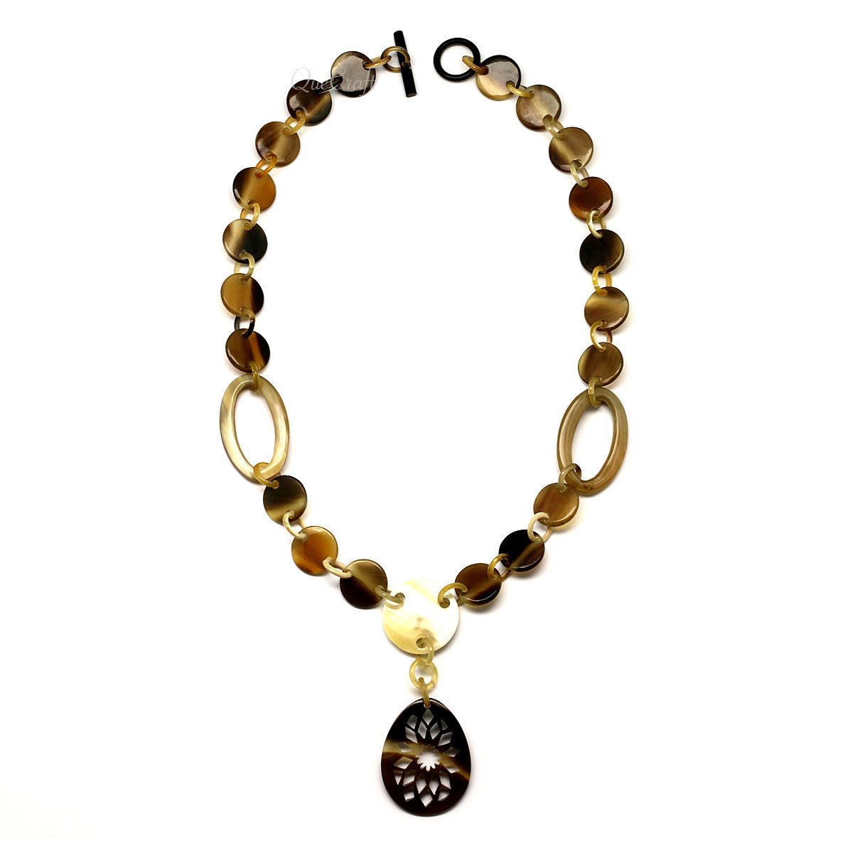 Horn Chain Necklace #5217 - HORN JEWELRY