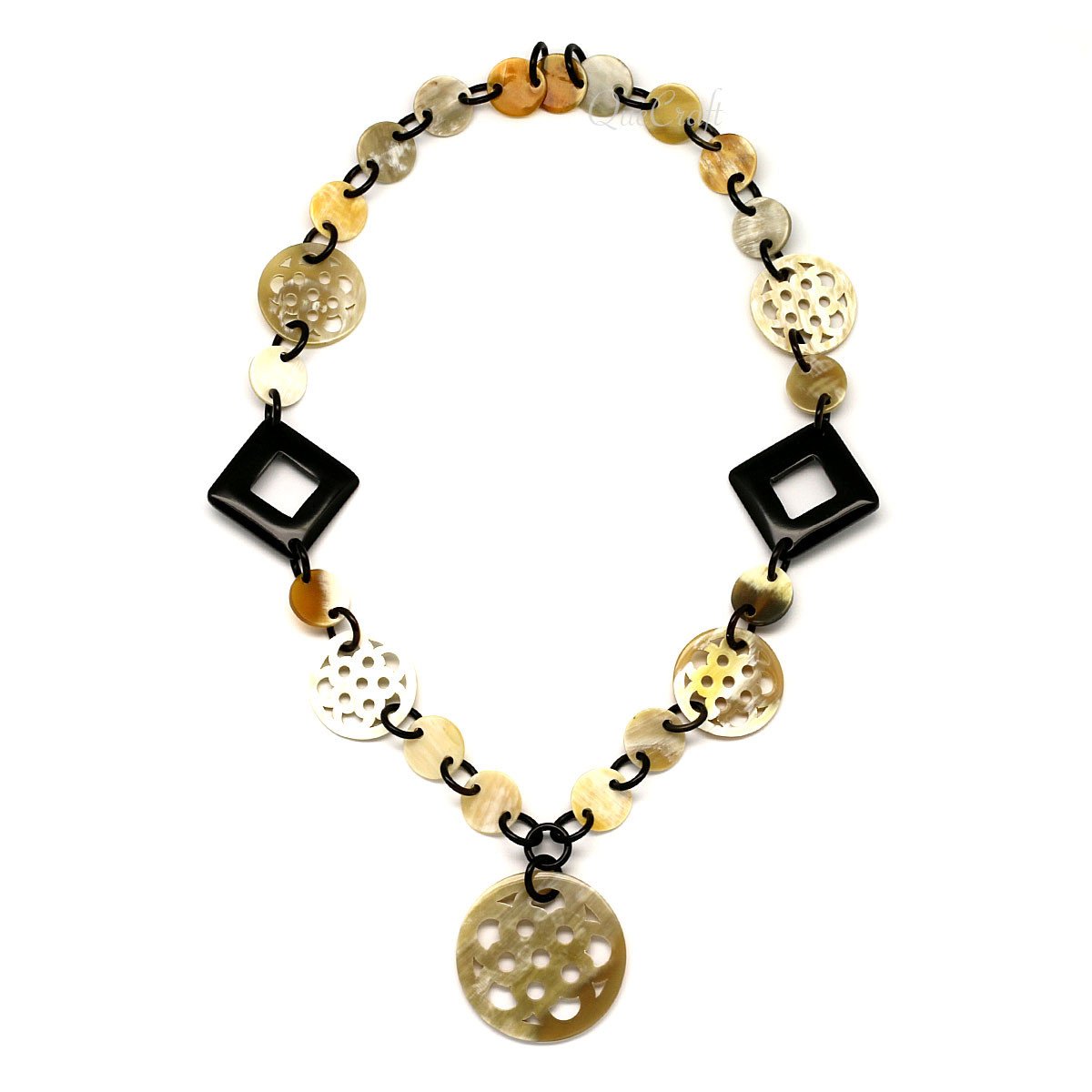 Horn Chain Necklace #5275 - HORN JEWELRY