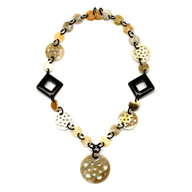 Horn Chain Necklace #5275 - HORN JEWELRY