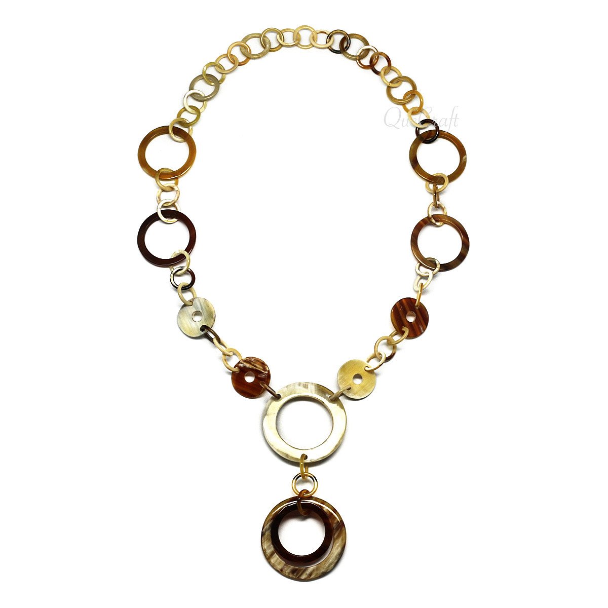 Horn Chain Necklace #4213 - HORN JEWELRY