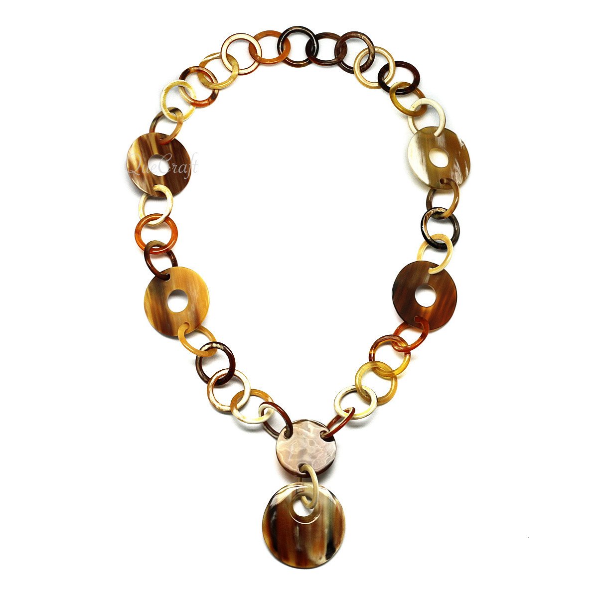 Horn Chain Necklace #4237 - HORN JEWELRY