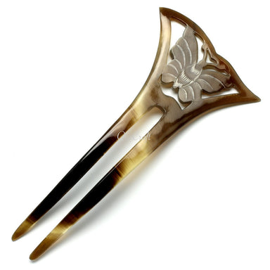Horn Hair Pin #10597 - HORN JEWELRY