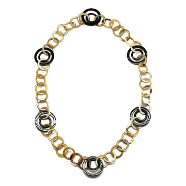 Horn Chain Necklace #4193 - HORN JEWELRY