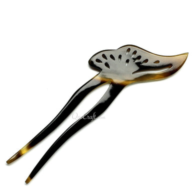 Horn Hair Pin #10596 - HORN JEWELRY