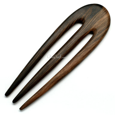 Ebony Hair Pin #10761 - HORN JEWELRY