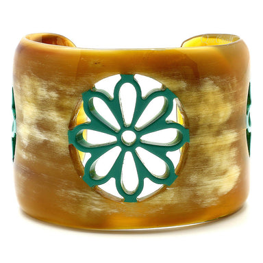 Horn & Lacquer Cuff Bracelet #9644 - HORN JEWELRY