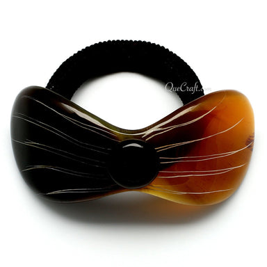 Horn Ponytail Holder #10717 - HORN JEWELRY