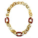 Horn & Leather Chain Necklace #9695 - HORN JEWELRY