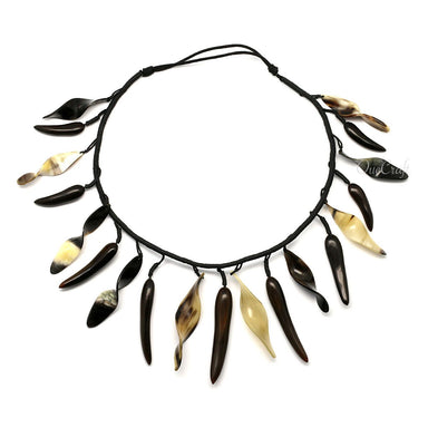 Horn String Necklace #5227 - HORN JEWELRY