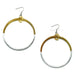 Horn & Lacquer Earrings #11488 - HORN JEWELRY