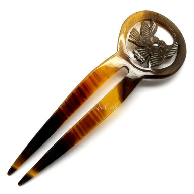 Horn Hair Pin #10587 - HORN JEWELRY