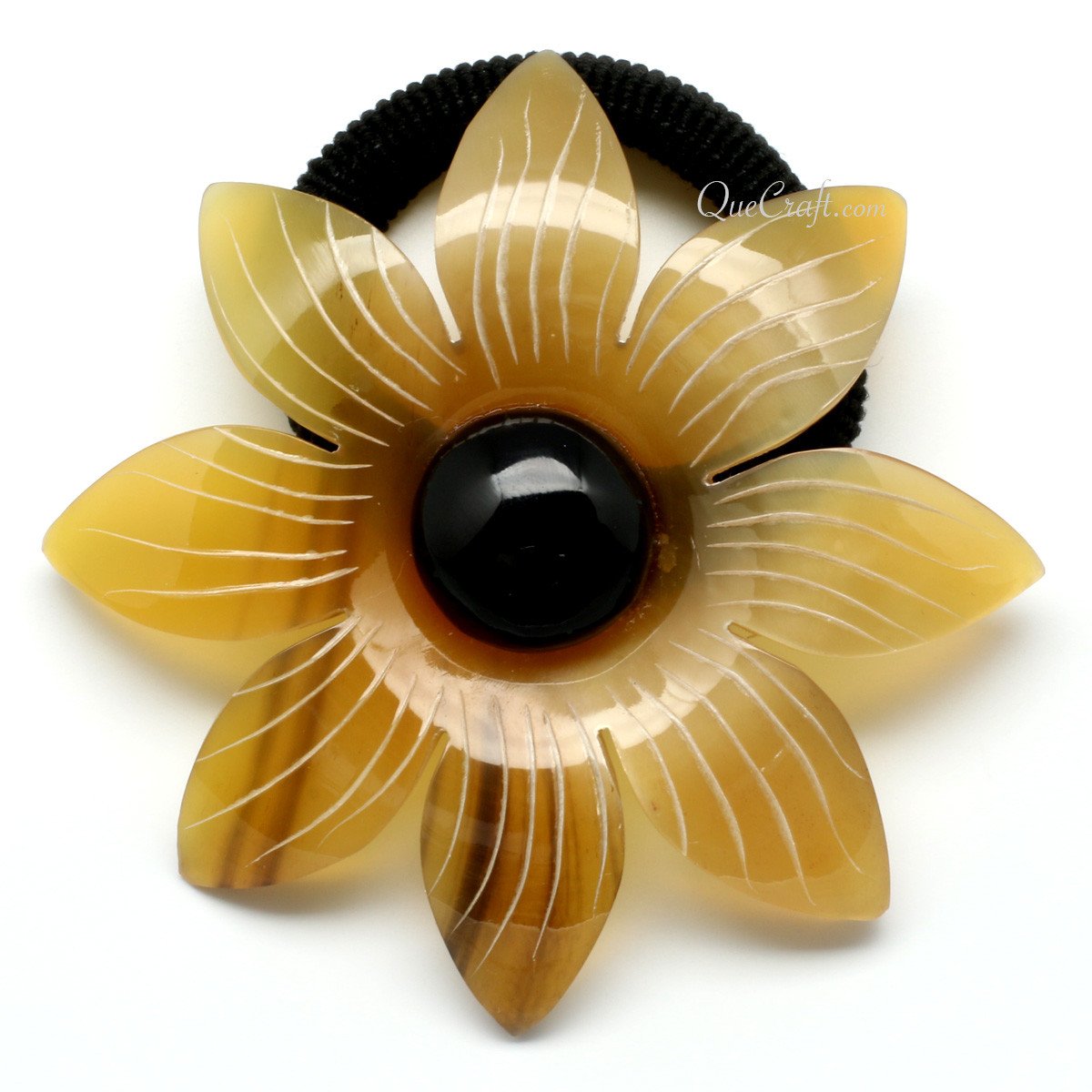 Horn Ponytail Holder #10721 - HORN JEWELRY