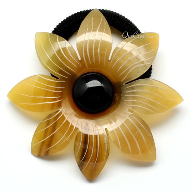 Horn Ponytail Holder #10721 - HORN JEWELRY