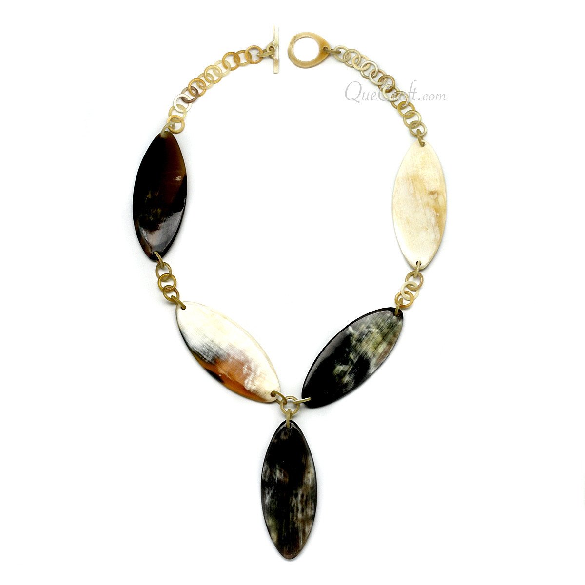 Horn Chain Necklace #4379 - HORN JEWELRY
