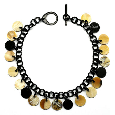 Horn Chain Necklace #9703 - HORN JEWELRY