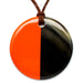 Horn & Lacquer Pendant #5678 - HORN JEWELRY