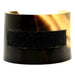 Horn & Leather Cuff Bracelet #6797 - HORN JEWELRY