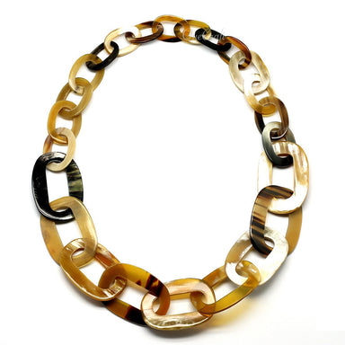 Horn Chain Necklace #9682 - HORN JEWELRY