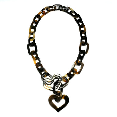 Horn Chain Necklace #9689 - HORN JEWELRY