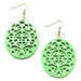 Horn & Lacquer Earrings #13396 - HORN JEWELRY