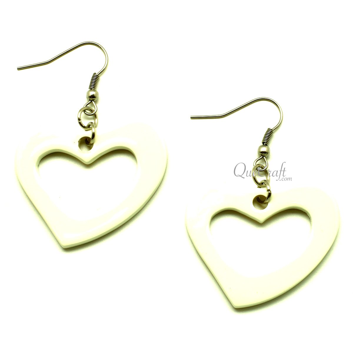 Horn & Lacquer Earrings #13403 - HORN JEWELRY