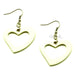 Horn & Lacquer Earrings #13403 - HORN JEWELRY